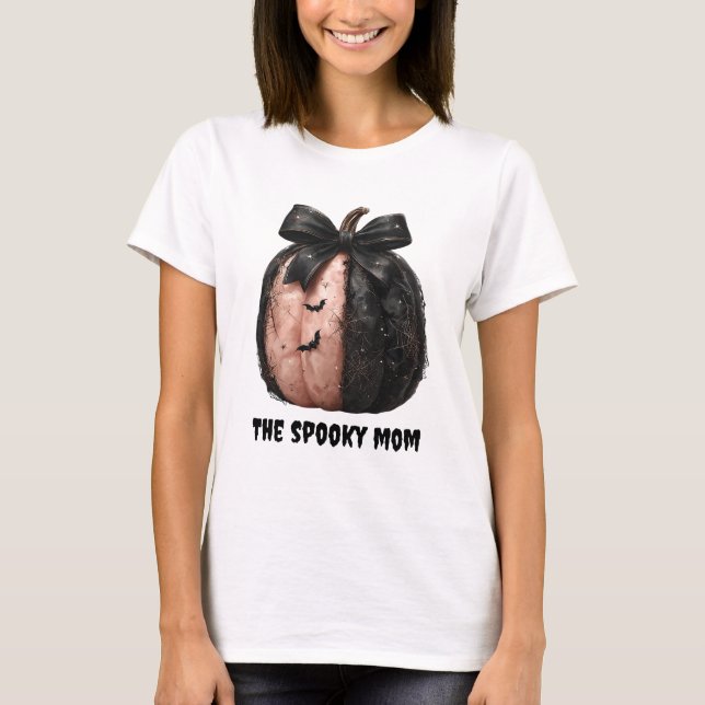 Camiseta La Calabaza De Halloween De La Madre Famosa (Anverso)