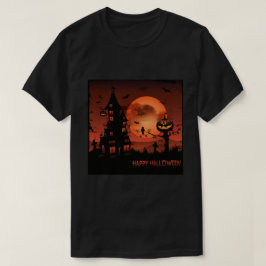 Camiseta La calabaza de las escenas del cementerio de