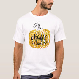 Camiseta La calabaza feliz de Acción de Gracias se va de ot
