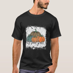 Camiseta La Calabaza Leopard Autumt It Fall Yall Acción de 