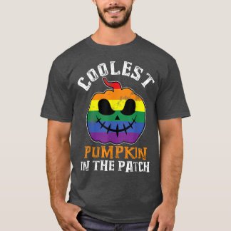 Camiseta La Calabaza Más Fría De La Calabaza LGBTQ En El Pa
