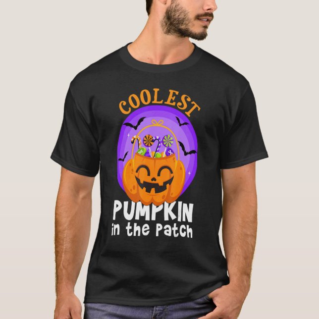 Camiseta La Calabaza Más Fría De Los Niños En El Parche Hal (Anverso)