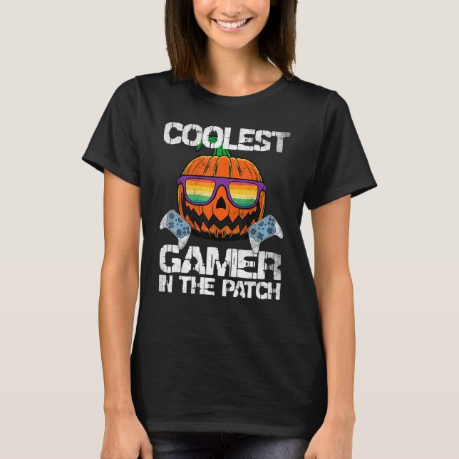 Camiseta La Calabaza Más Fría De Los Niños En El Parche Hal (Anverso)