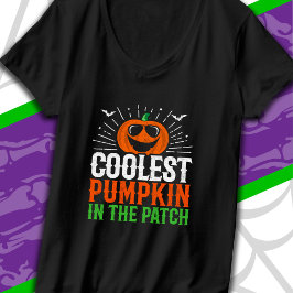 Camiseta La Calabaza Más Fría En La Fiesta De Halloween Del