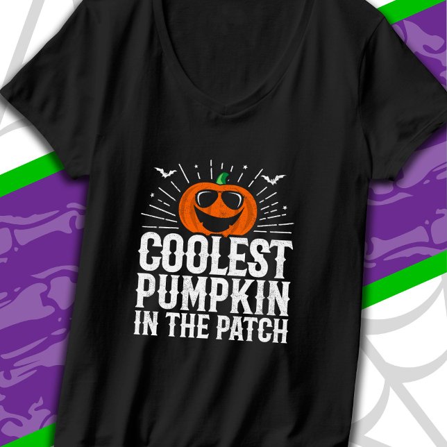 Camiseta La Calabaza Más Fría En La Fiesta De Halloween Del (Subido por el creador)
