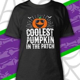 Camiseta La Calabaza Más Fría En La Fiesta De Halloween Del