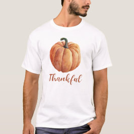 Camiseta La Calabaza Naranja Agradecida Cae en Acción de Gr
