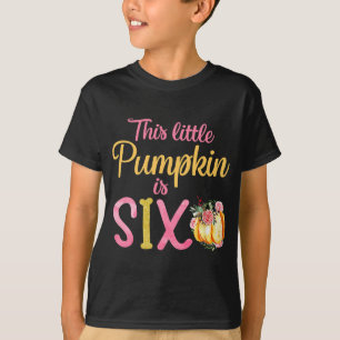 Camiseta La Calabaza Pequeña Es El Chica Del Equipo De Seis