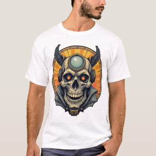 Camiseta La calavera alada. 