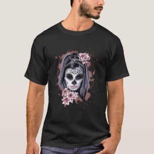 Camiseta La Calavera Catrina Halloween Candy Sugar Skull Gi