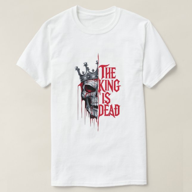 Camiseta La Calavera del Rey Muerto (Diseño del anverso)