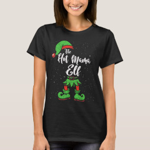 Camiseta La caliente mamá Elf iguala a los Navidades Pajama