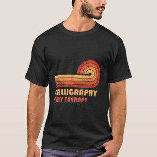 Camiseta La caligrafía es mi terapia