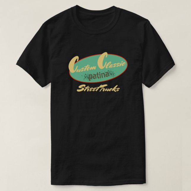 Camiseta La calle clásica de encargo de la pátina acarrea (Diseño del anverso)