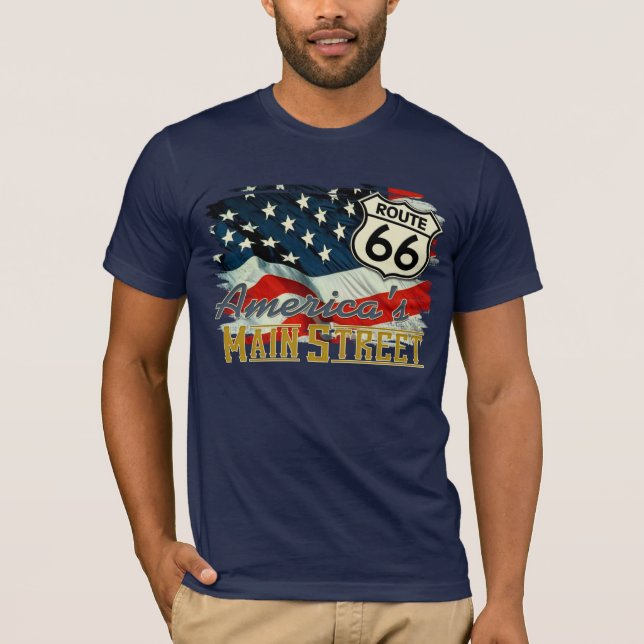 Camiseta La calle principal de América (Anverso)