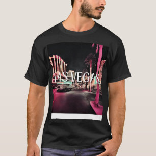 Camiseta la calle retro de las vegas 80