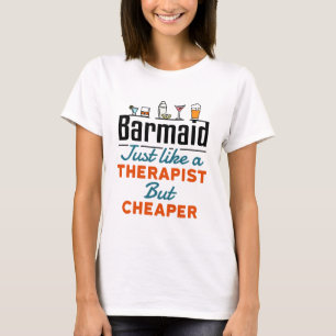 Camiseta La camarera como terapista pero más barata