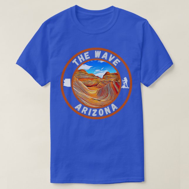 Camiseta La caminata en arenisca por la ola Arizona (Diseño del anverso)