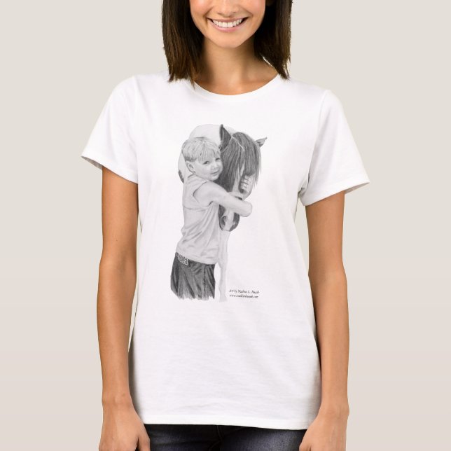 Camiseta La camiseta, cada una ama un potro (Anverso)