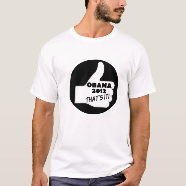 Camiseta La campaña de Obama 2012 (Anverso)