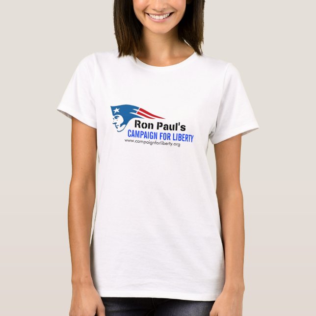 Camiseta La campaña de Ron Paul para la revolución del (Anverso)