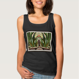 Camiseta La cancha del tanque básico de las mujeres de King