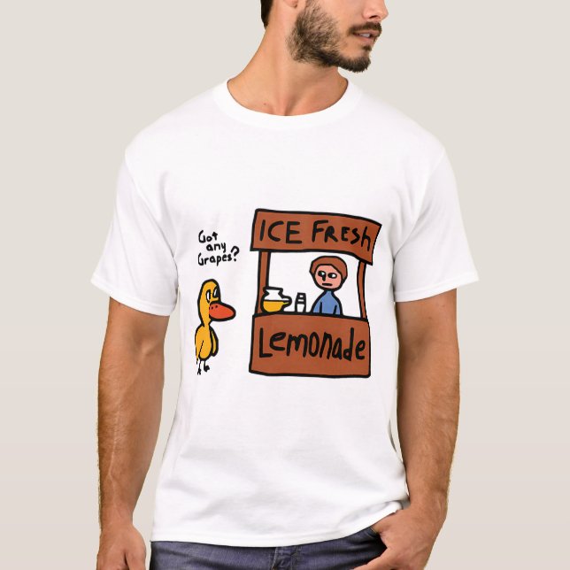 Camiseta La Canción Del Pato Se Difundió Con Las Uvas (Anverso)