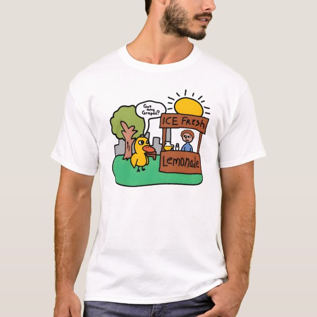 Camiseta La canción del pato tiene uvas divertidas con Lemo (Anverso)