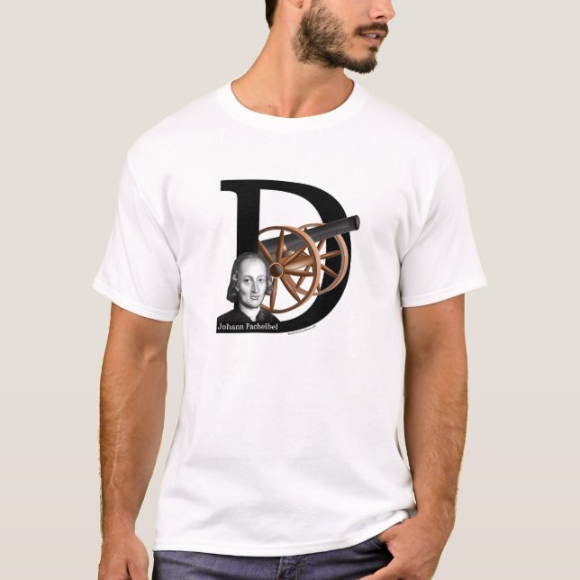 Camiseta La Canon de Pachelbel en D (Anverso)