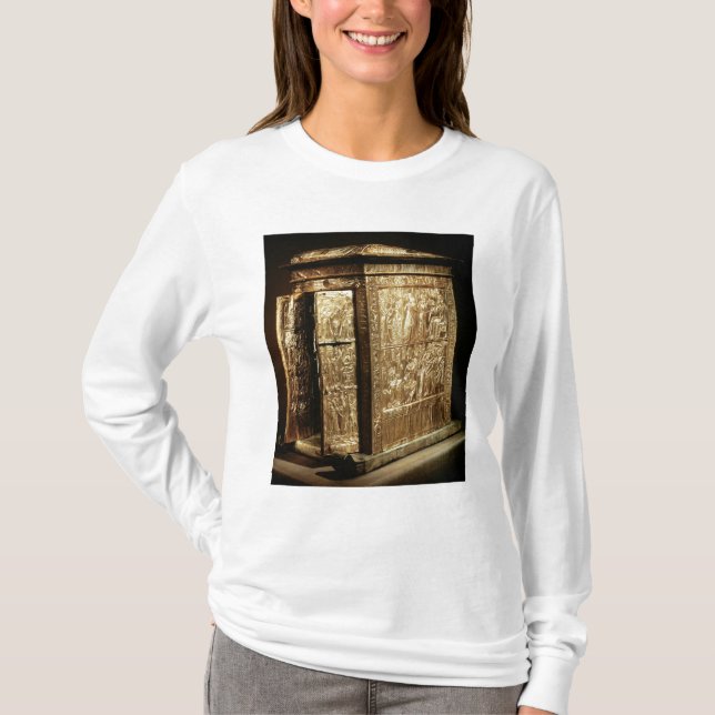 Camiseta La capilla de oro del nuevo reino de Tutankhamun (Anverso)