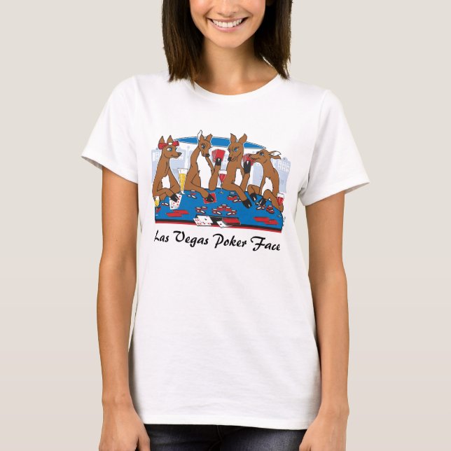 Camiseta La cara de Póquer de Las Vegas (Anverso)