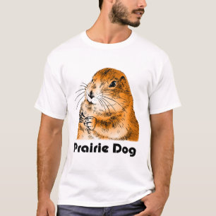 Camiseta la cara del perro de las praderas