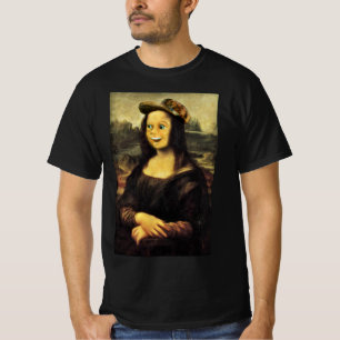Camiseta La cara feliz de Mona Lisa