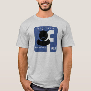 Camiseta La cara grande le está mirando