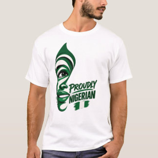 Camiseta La Cara Habla Orgullosamente Nigeriana