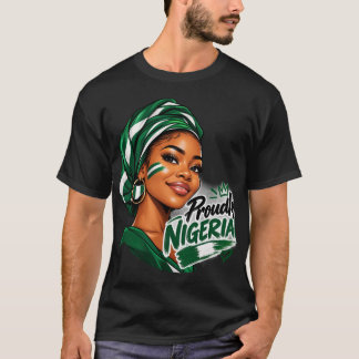 Camiseta La Cara Habla Orgullosamente Nigeriana