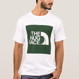 Camiseta La cara nug - Nunca Dejar de triturar (verde fores