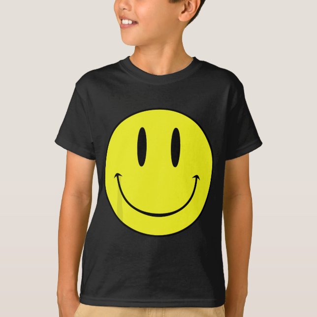 Camiseta La cara sonriente de los hombres tiene un buen día (Anverso)