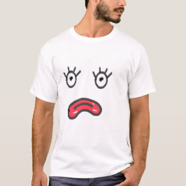 Camiseta La cara triste de los labios rosas