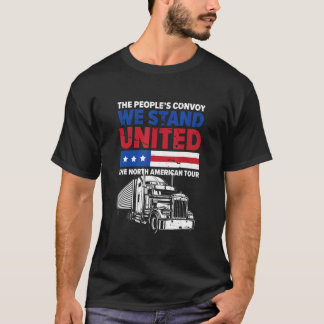 Camiseta La caravana del pueblo Nos mantenemos unidos El no