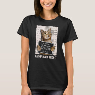 Camiseta La Cárcel de Gatos Malos Me Hizo Hacerlo Prisioner