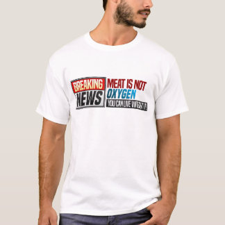 Camiseta La carne divertida de los veganos del regalo