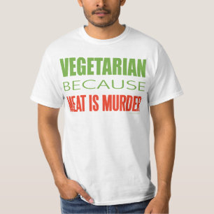 Camiseta La carne es asesina - Anti-carne
