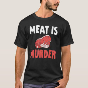 Camiseta La carne es el asesinato Veggie Vegan