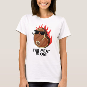 Camiseta La Carne Está En El Divertido Pun De Carne