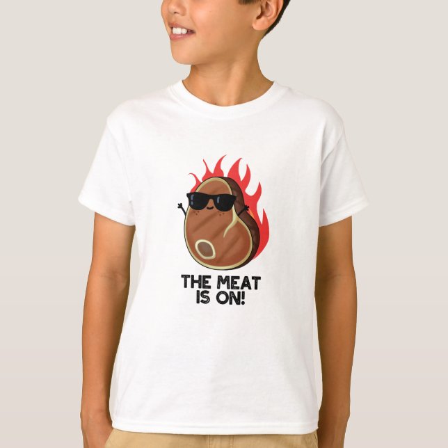Camiseta La Carne Está En El Divertido Pun De Carne (Anverso)
