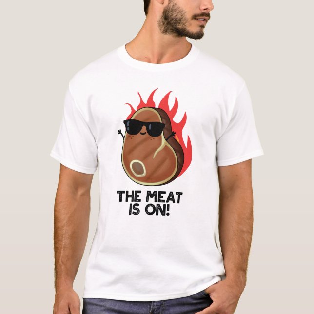 Camiseta La Carne Está En El Divertido Pun De Carne (Anverso)