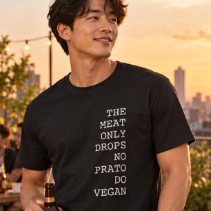 Camiseta La Carne Solo Cae En El Plato Del Vegano