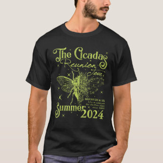Camiseta La carrera Cicada Reunion U.S Tour 2024 Cicada Con