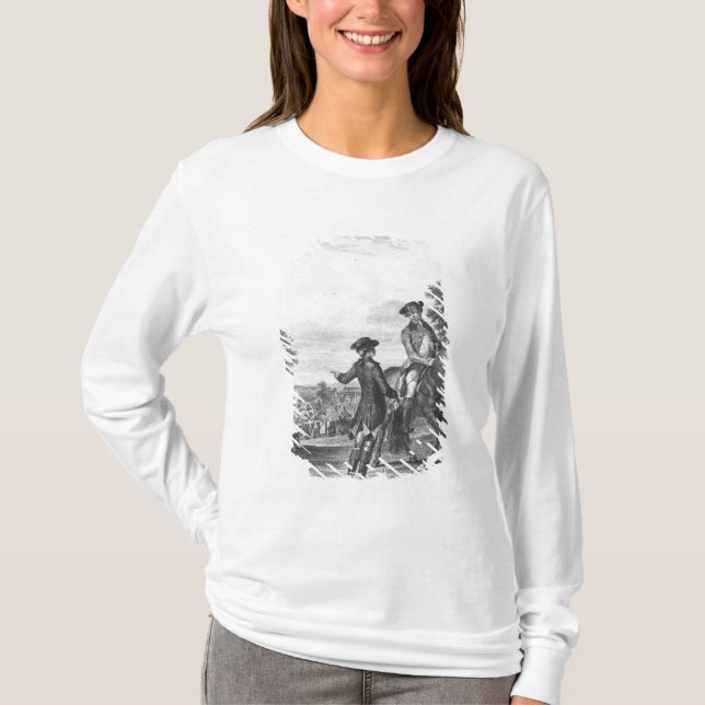 Camiseta La carrera de caballos (Anverso)